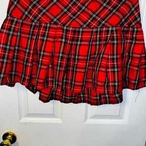 Royal bones pleated skirt